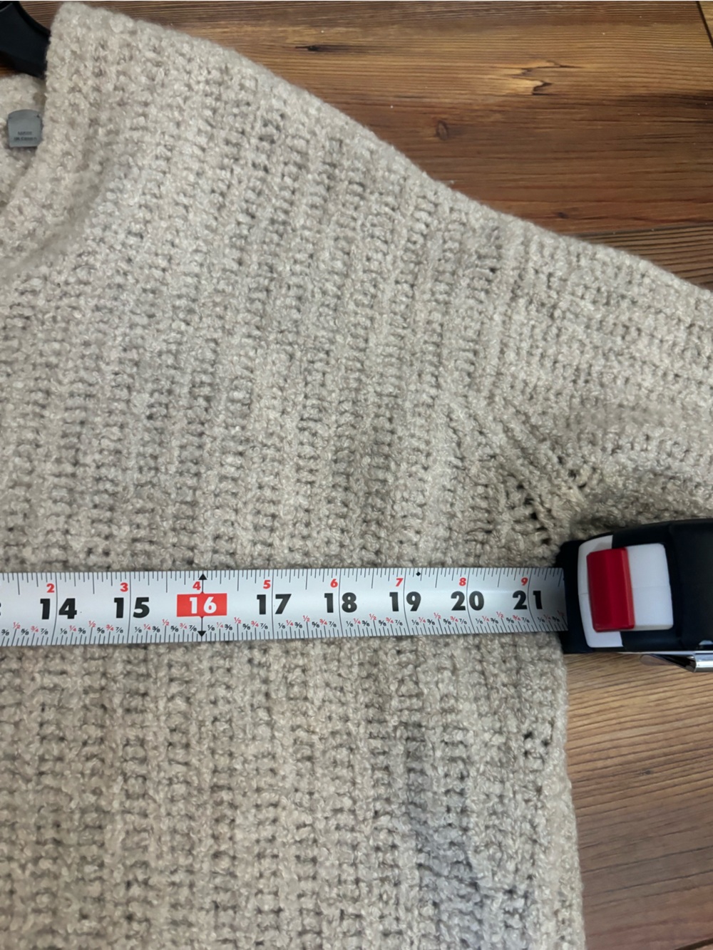 Vince Women’s Beige V Neck Pullover Sweater Cashmere Polyamide Large - Picture 6 of 8